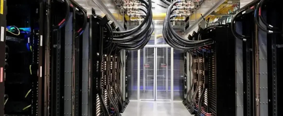 NVIDIA AI server infrastructure inside a high-density data center