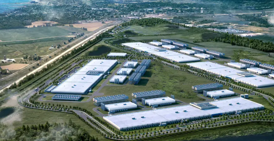 NVIDIA Cloverleaf investment in powered AI data center campus development