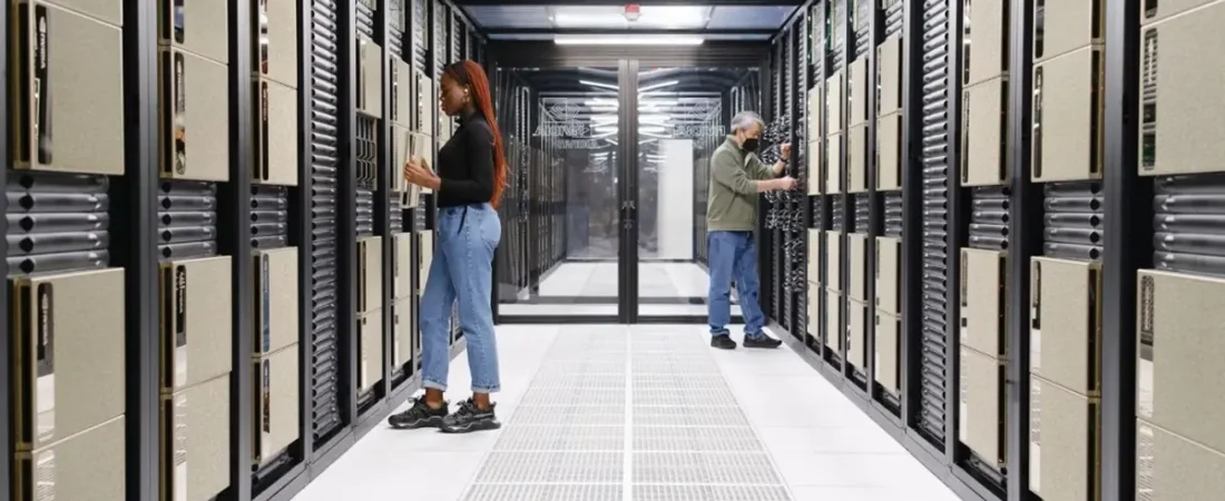 AWS NVIDIA GPU expansion infrastructure inside a high-density data center