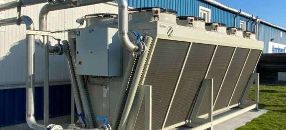 Kelvion heat-exchange equipment supporting AI data center cooling